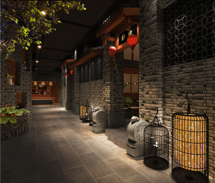 長沙餐廳裝修設計:鄉村風格中餐廳設計案例分享