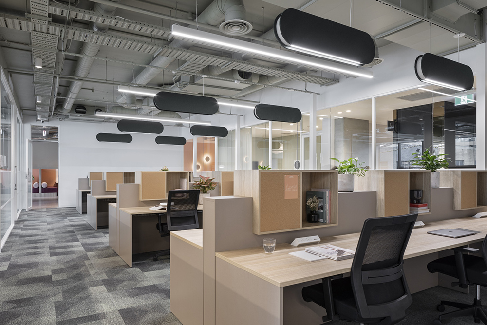 湖南卓正裝飾教您了解辦公室裝修，材質制造視覺沖擊